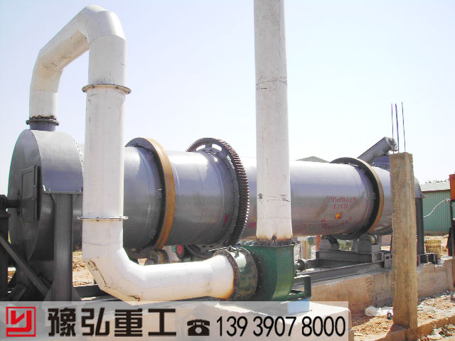 滾筒烘干機(jī)國外實(shí)地安裝現(xiàn)場